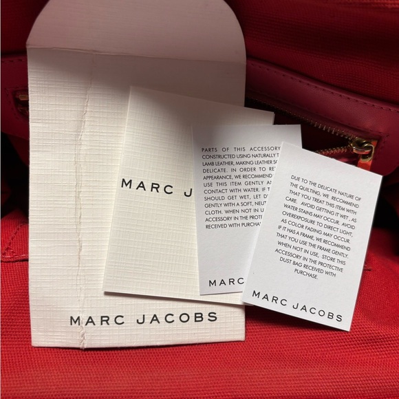 Marc Jacobs Pink Quilted Leather The Stam Bag, Luxury Oversized Rare Barbiecore - Picture 15 of 16